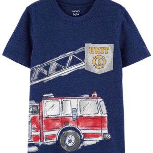 Carter's Firetruck Jersey Tee Vat $19.64