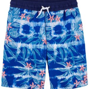 Carter's Kid Palm Tree Swim Trunks Vat $27.72