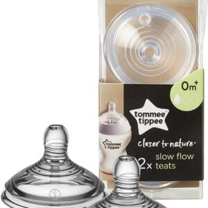 Tommee Tippiee Closer to Nature Slow Flow Nipples 2pk VAT $16.37