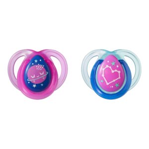 Tommee Tippee 0-6m Night Pacifier 2pk VAT $18.87