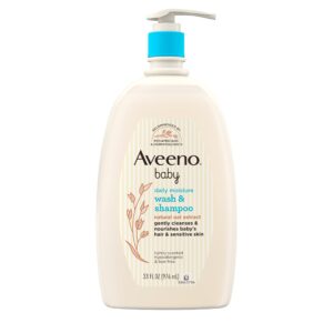 Aveeno Baby Daily Moisture Wash & Shampoo 12oz Vat $15.40