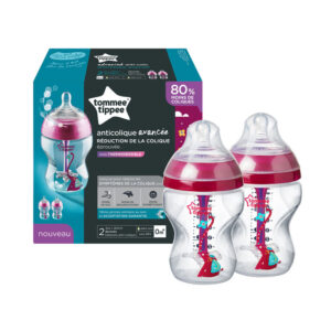 Tommee Tippee  Advanced Anti- Colic Bottle 9oz 2pk-Girl VAT $45.05