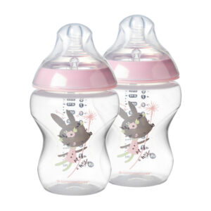 Tommee Tippee Closer to Nature 9oz Bottle- Pink VAT $43.89