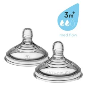 Tommee Tippee Closer to Nature Medium Flow Nipples 2pk VAT $16.37