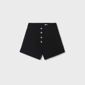 Mayoral Black Crepe Shorts Vat $50.25