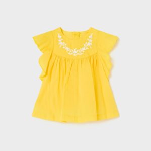 Mayoral Embroidered Sleeveless Blouse Vat $46.59