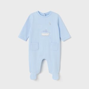 Mayoral Footed Cotton One-Piece Printed Vat $41.01