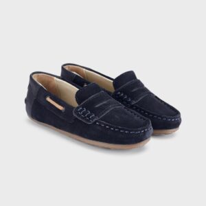 Mayoral Navy Leather Moccasins Vat $89.13