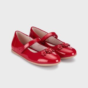 Mayoral Red Patent Ballet Flat Shoes Vat $77.39