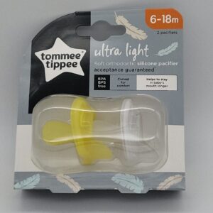 Tommee Tippee 6-18m Silicone Soother Pacifier 2 pk VAT $22.91
