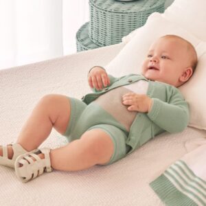 Mayoral Cotton Knit Cardigan Newborn - Vat $41.01