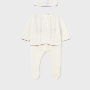 Mayoral 3-Piece Cotton Knit Set Newborn - Vat $72.19