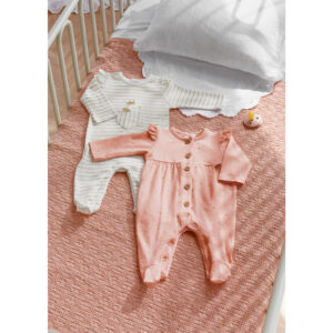 Mayoral Nude Long Onesie Set Of Two VAT $72.38