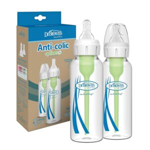 Dr. Brown's Natural Flow Glass Baby Bottles 8oz 2-pack  VAT $38.72