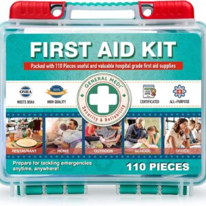 General Medi 110 Pieces Small First Aid Kid VAT $21.87
