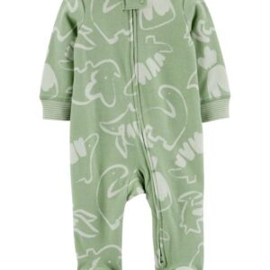 CARTER'S BABY BOY 2-WAY ZIP COTTON SLEEP & PLAY PAJAMAS- DINOSAUR VAT $21.75