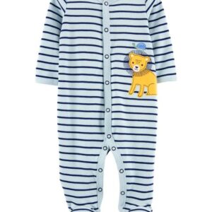 CARTER'S BABY BOY LION SNAP-UP COTTON SLEEP & PLAY PAJAMAS VAT $21.75