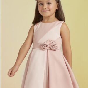 Abel & Lula Floral Pleated Dress w/belt VAT $141.73