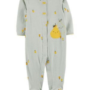 CARTER'S BABY GIRL PEAR SNAP-UP COTTON SLEEP & PLAY PAJAMAS VAT $21.75