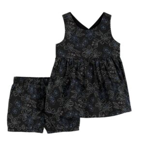 Carter's Baby Girl 2-Piece Floral Tank & Short Set VAT $26.25