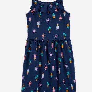 Carter's Big Girl Kid Ice Cream Jersey Dress VAT $25.50