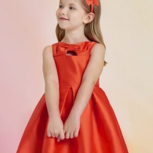 Abel & Lula Mikado Plain Dress Girl VAT $136.25
