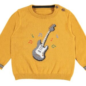 MAYORAL BABY BOY YELLOW GUITAR SWEATER VAT $50.43