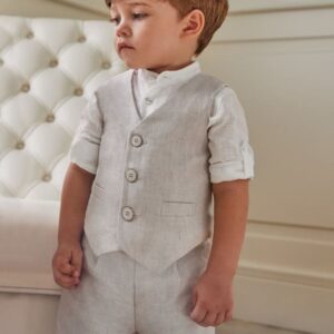 Abel & Lula Linen Waistcoat VAT $52.00