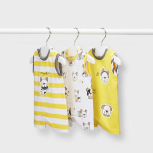MAYORAL  BABY B SHORT ONESIE SET OF THREE  $62.04 VAT