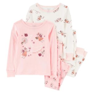 Carter's Baby Girl Fairy Pajamas- Pink/White VAT $32.17