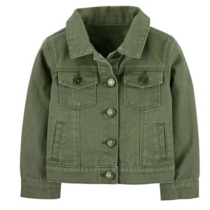 Carter's Toddler Girl's Olive Jean Jacket VAT $38.50