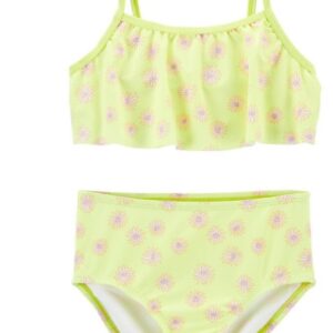 Osh Kosh 2 Piece Swimsuit- Yellow Flowers VAT $35.80