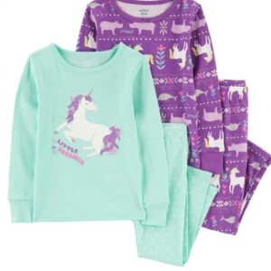 Carter's Baby Girl Unicorn-Turquoise/purple- VAT $32.17