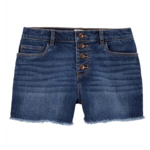 OshKosh Big Girl's Dark Blue Jean Shorts VAT $35.61