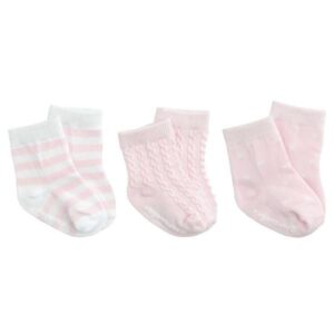 ELEGANT BABY  BABY'S  1ST SOCKS 3PK PINK  $22.28 VAT