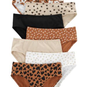 Carter's Big Girl 7-pack Stretch Cotton Hipster Underwear