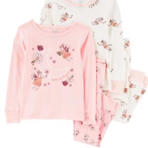 Carter's Toddler Girl Fairy Pajamas-Pink/White VAT $32.17