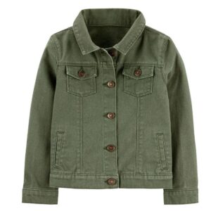 Carter's Big Girl's Jean Jacket- Olive VAT $39.46