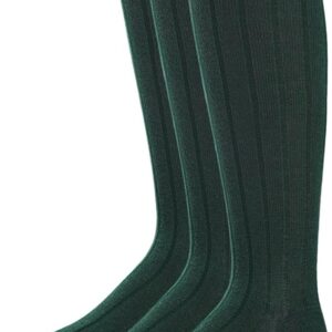 Memoi Boys 3 Pack Basic Ribbed Crew Socks VAT $24.07