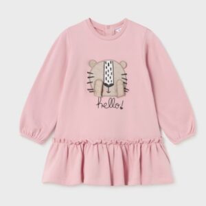 Mayoral Baby Girl Ruffle Dress- Rosado VAT $48.51