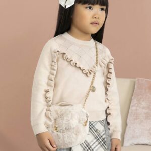 Abel & Lula Tween Girls Checkered Skirt- Negro VAT $86.96