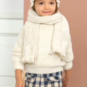 Abel & Lula Tween Girls Plaid Shorts- Navy VAT $72.60