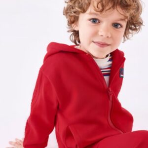 Mayoral Big Boy Basic Hooded Sweatshirt- Rojo VAT $51.15