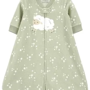 Carter's Baby Girl 2-way Fleece Sleep Bag- Green VAT $17.74