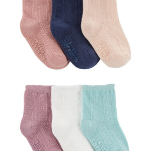 Carter's Baby Girl 6 Pack Bow Socks Set- Multi VAT $18.81