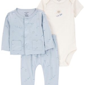 Carter's Baby Boy 3 Piece Little Cardigan Set VAT $24.70