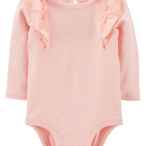 Carter's Baby Girl LS Ruffle Bodysuit VAT $13.07