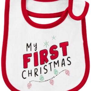 Carter's Baby Boy My First Christmas Bib VAT $8.25