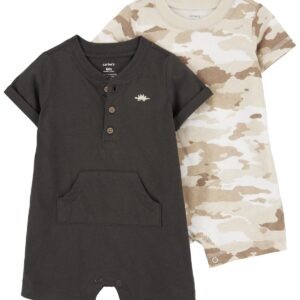 Carter's Baby Boy 2 Piece Romper Set- Camo VAT $27.64