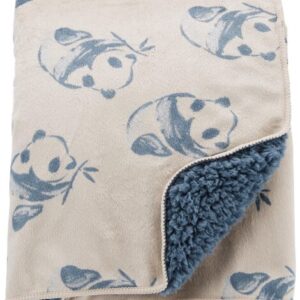 Carter's Baby Boy Panda Plush Blanket- Blue VAT $22.00